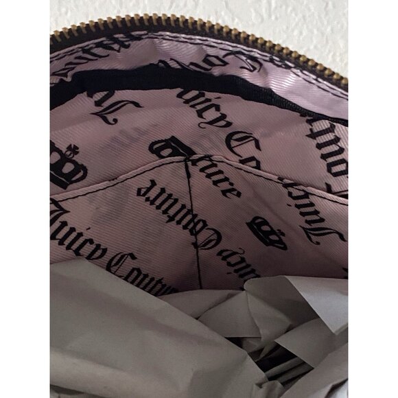 Juicy Couture The Key To Juicy Satchel Crossbody Chocolate Velvet Charm NEW - Picture 15 of 15